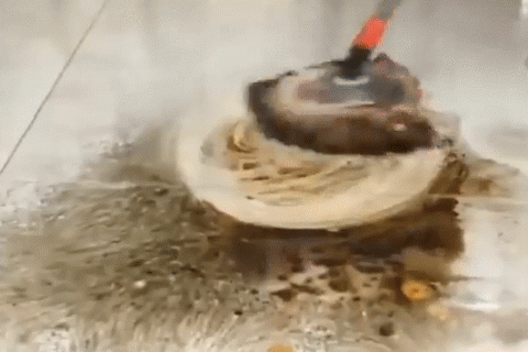 拜托别再用水冲、拖把清洁地面了！看绿地四季印象用的什么，你不想试试？