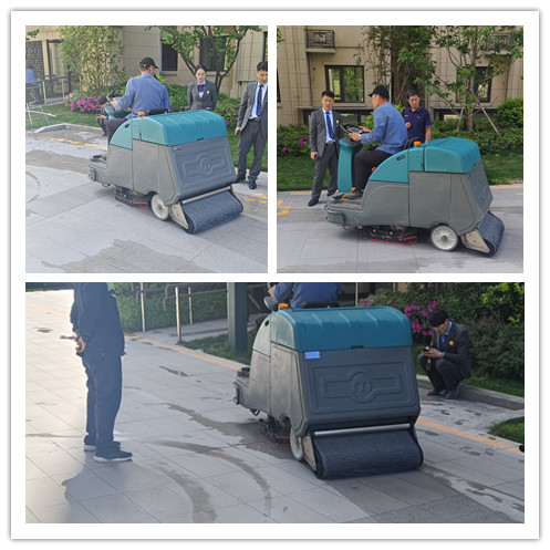 次清洗=传统3倍洁净！清晨雨洗地车让大理石重焕『镜面光』，老板们，这波“躺赢”你确定不冲？"