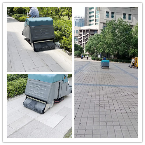 "钢铁拖把"来袭！QT800驾驶式洗地车：大面积清洁新纪元